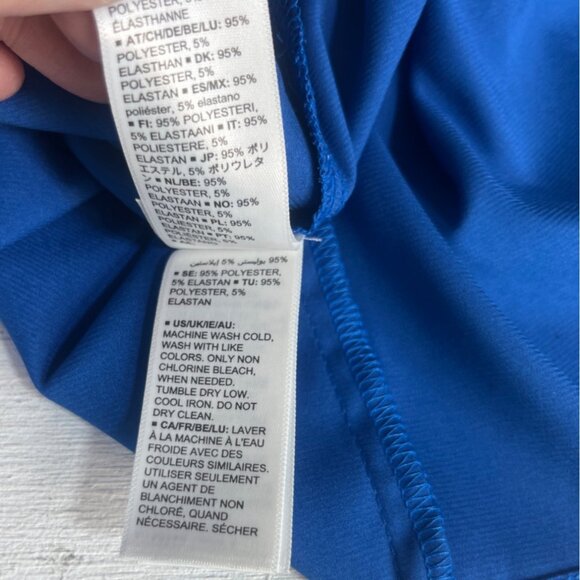 The Drop Ana Slip Dress Womens Small Blue New Silky Adjustable Straps - Picture 11 of 12